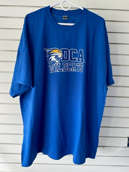 Royal SS Tee with DCA Wildcats logo