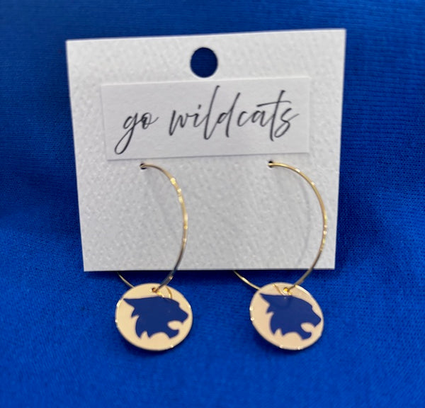 Wildcat Logo earrings