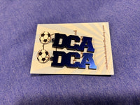 Sporty topper DCA acrylic earrings