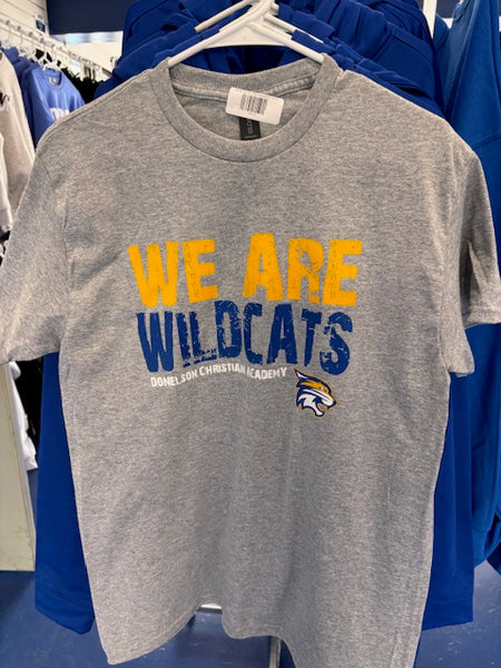 WE ARE WILCATS on gray