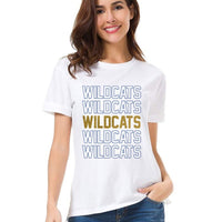 Stacked Wildcats SS Tee